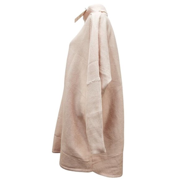 Womens Knitted Sweater Dress Fall Long Sleeve Turtleneck over Size Dress Size M - Picture 10 of 16